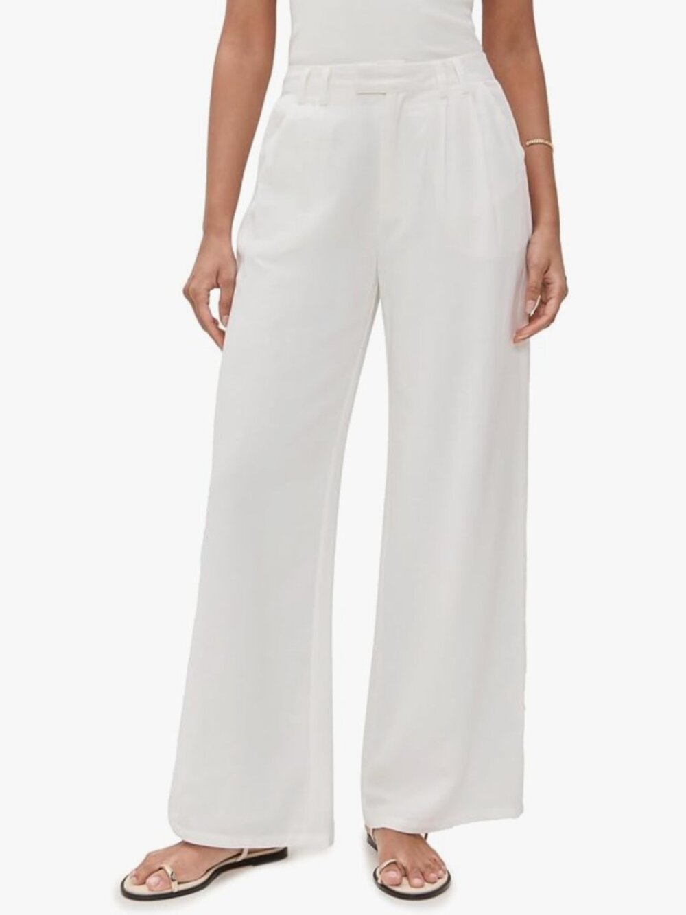 Seven Wonders Robyn Tailored Pants in White NWT